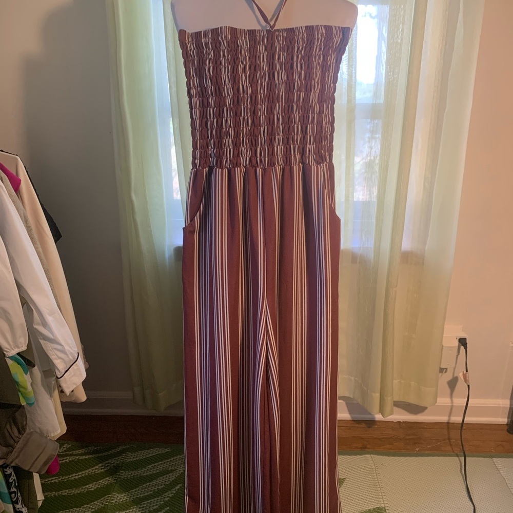 Ellie & Kate Striped Jumpsuit